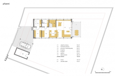 Obr. 1: Půdorys přízemí