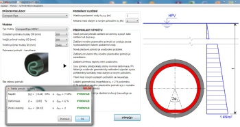 Posouzení statiky při bezvýkopovém uložení