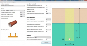 Posouzení statiky při otevřeném výkopu