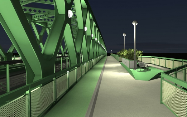 Obr. 3, 4, 5: Vizualizácia finálného varianta rekonštrukcie