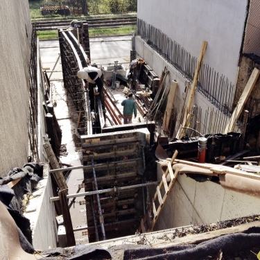 Obr. 6: Betonáž technického podlaží