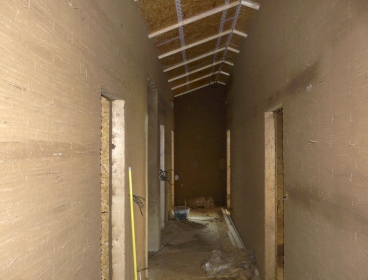 Obr. 15: Hliněná omítka v interiéru