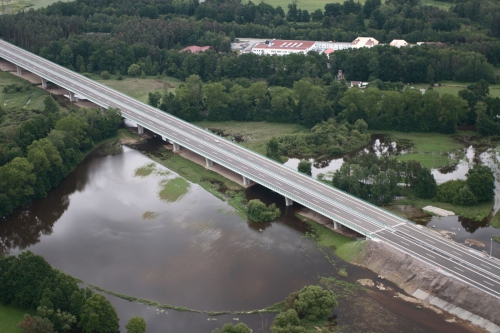 Obr. 15: Výstavba dálnice D3 0308A Soběslav–Veselí nad Lužnicí a D3 0308B Most přes Lužnici