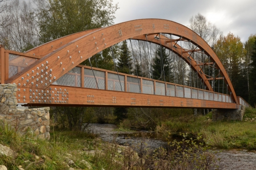 Obr. 23: Lávka Černý kříž přes Studenou Vltavu