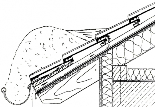 Obr. 1: Sněhový val