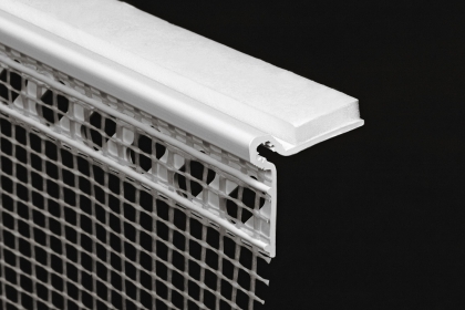 Obr. 9, 10: Schéma a detail lišty pro napojení zateplení pod parapetem