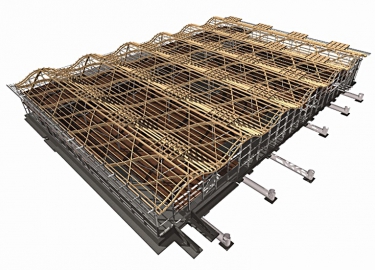 Jako vůbec první maloobchodní prodejna na světě sáhlo nákupní středisko M&S v Cheshire Oaks při stavbě po certifikovaném dřevě FSC, respektive po glulamu (lepené laminované dřevo)