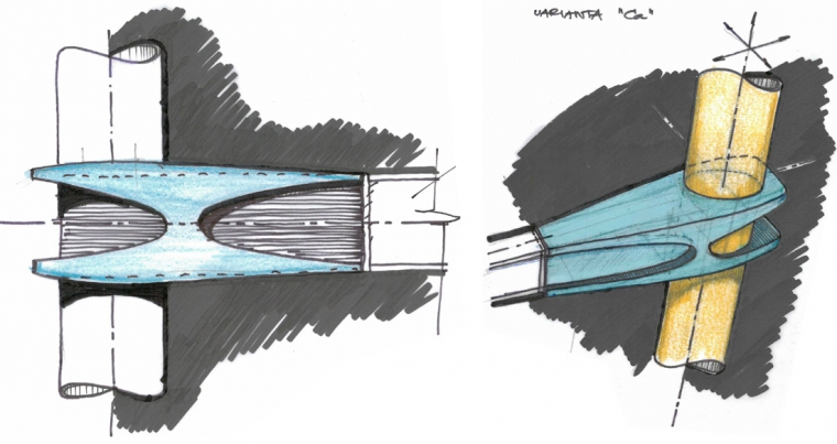 Detail – odlitek ocelové hlavice