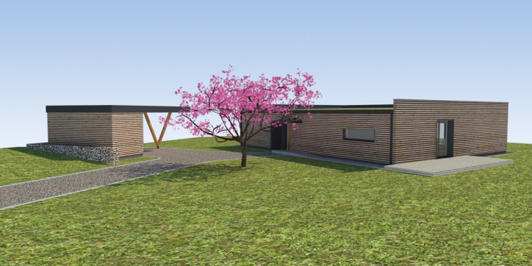 Vizualizace rodinného domu