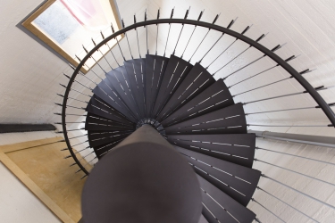 Dominantou se stalo schodiště