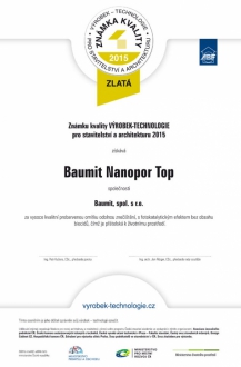 Diplom – Výrobek roku 2015