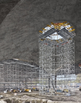 Pracovní lešení PERI UP se při přestavbě historické kupolovité budovy v Tallinnu přesně přizpůsobilo tvaru
