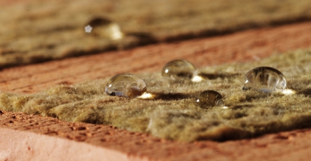 Obr. 1: Hydrofobizovaná minerální izolace