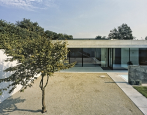 Bílý beton použitý pro novostavbu vily v Brně-Králově Poli