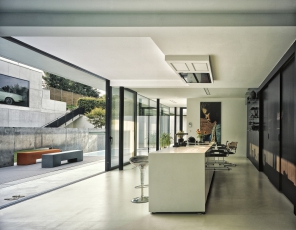 Bílý beton použitý pro novostavbu vily v Brně-Králově Poli