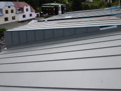 Hliníková krytina PREFALZ na Lučním domě v Krkonoších