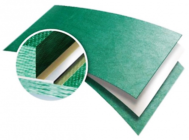 Obr. 2: Struktura třívrstvé difuzní fólie