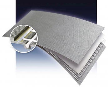 Obr. 3: Struktura čtyřvrstvé difuzní fólie