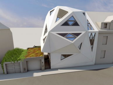 Obr. 3: Vizualizace, pohledy z ulice [2]