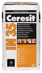 Vyhlazovací a finální stěrka Ceresit IN 35