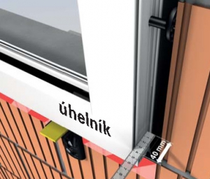 Montáž okna do parapetu a předsazení okna za pomoci úhelníku JB-D®/L-A