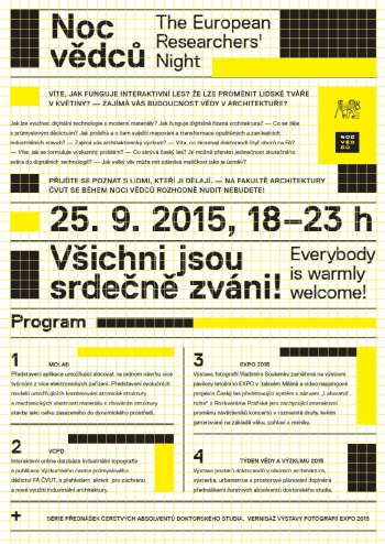 Noc vědců na FA ČVUT