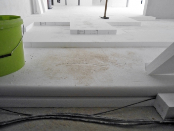 Obr. 11: Tepelná izolace (EPS) v podlaze přízemí