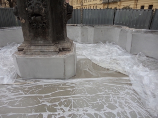 Obr. 9: Realizace vnitřního povrchu, ošetřování