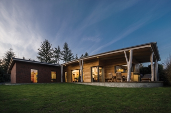 Moderní dřevostavby – realizace: Dům inspirovaný lesem, ARCHCON atelier, s. r. o., Dřevostavby Biskup, s. r. o.