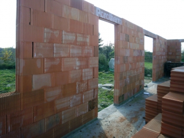 Obr. 7: Nosné zdivo tl. 17,5 cm