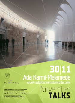 November Talks – izraelští architekti na Fakultě architektury ČVUT