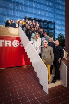 Studenti architektury navrhovali a stavěli schodiště