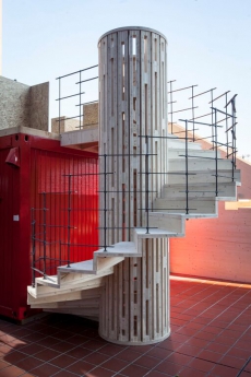 Studenti architektury navrhovali a stavěli schodiště