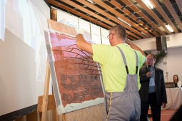 Tomáš Pošta přednáší o fasádách Weber