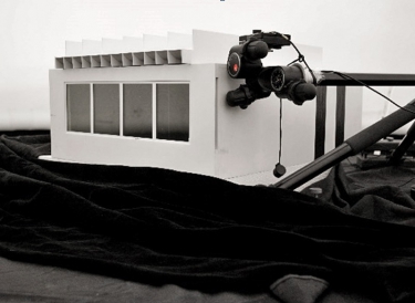 Obr. 3: Model miestnosti pro overenie funkčnosti anidolického stropného systému