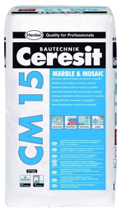 Bílé lepidlo Ceresit CM 15