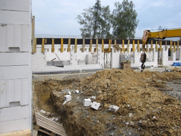 Pro stavbu byl zvolen zdicí systém s velkou tepelnou kapacitou – KMB SENDWIX