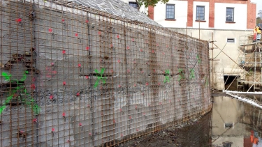 Armatura odpadního koryta