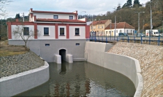 Konstrukce po aplikaci nátěrů, odpadní koryto