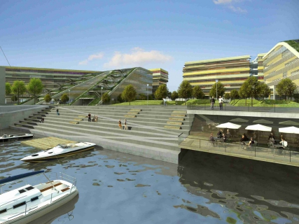 Nová administrativní budova DOCK 02 – vizualizace