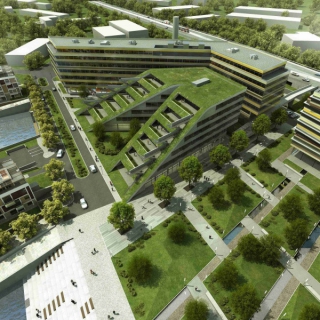 Nová administrativní budova DOCK 02 – vizualizace