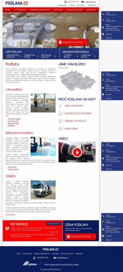 Nový web Podlaha.cz