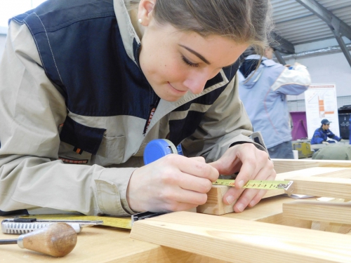 Kateřina Erbenová, truhlářka ze SOŠ Čelákovice 