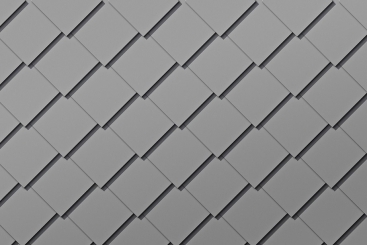 Nové střešní a fasádní falcované šablony 44x44 společnosti Prefa Aluminiumprodukte