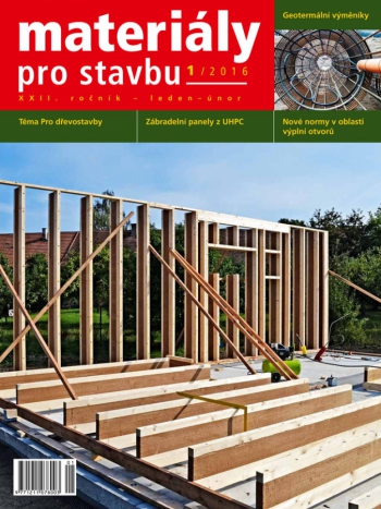 Materiály pro stavbu 1/2016