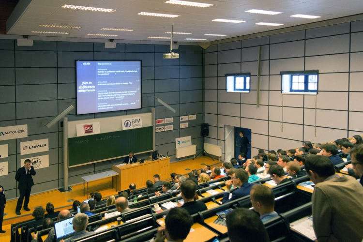 BIM-Fórum 2016 – pohled do přednáškového sálu