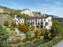 Viladomy Semmering na kraji Prokopského údolí – vizualizace