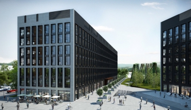 Administrativní centrum Rustonka v Karlíně – vizualizace