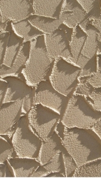 Specificky strukturovaný povrch omítky vzniká otiskem lžíce