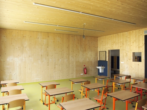 Nová budova v čase otvorenia školského roka